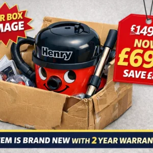 henry bagged corded cylinder vacuum cleaner flor cleaner red only sale whilst stocks last